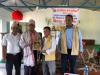 मध्यनेपाल नगरपालिकाका प्रमुख श्री रमेश कुमार पाण्डे ज्यू र उपप्रमुख श्री राज कुमार श्रेष्ठ ज्यूद्धारा प्रमुख प्रशासकीय अधिकृत श्री उपेन्द्र राज पौड्यललाई बिदाई गरिदाको क्षण